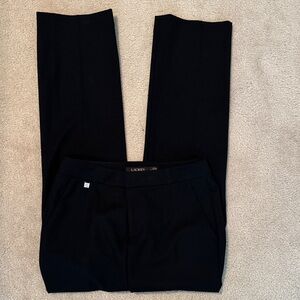 LAUREN RALPH LAUREN black straight dress pants